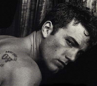 Ben Affleck Right Shoulder Blade Tattoo